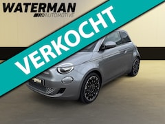Fiat 500e - ICON+ 42 kWh Soh 100%/PANO/CAMERA/KEYLESS/LED/17"INCH/CARPLAY/CRUISE-CONTROL