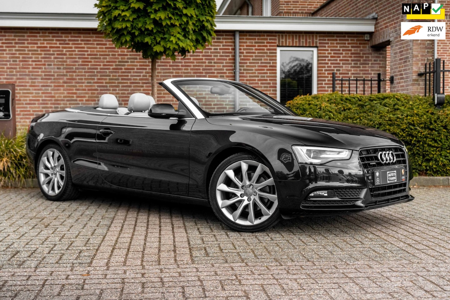 Audi A5 Cabriolet - 2.0 TFSI Quattro Pro Line 211 PK Aut. Xenon Leder Memory PDC 19'' - AutoWereld.nl