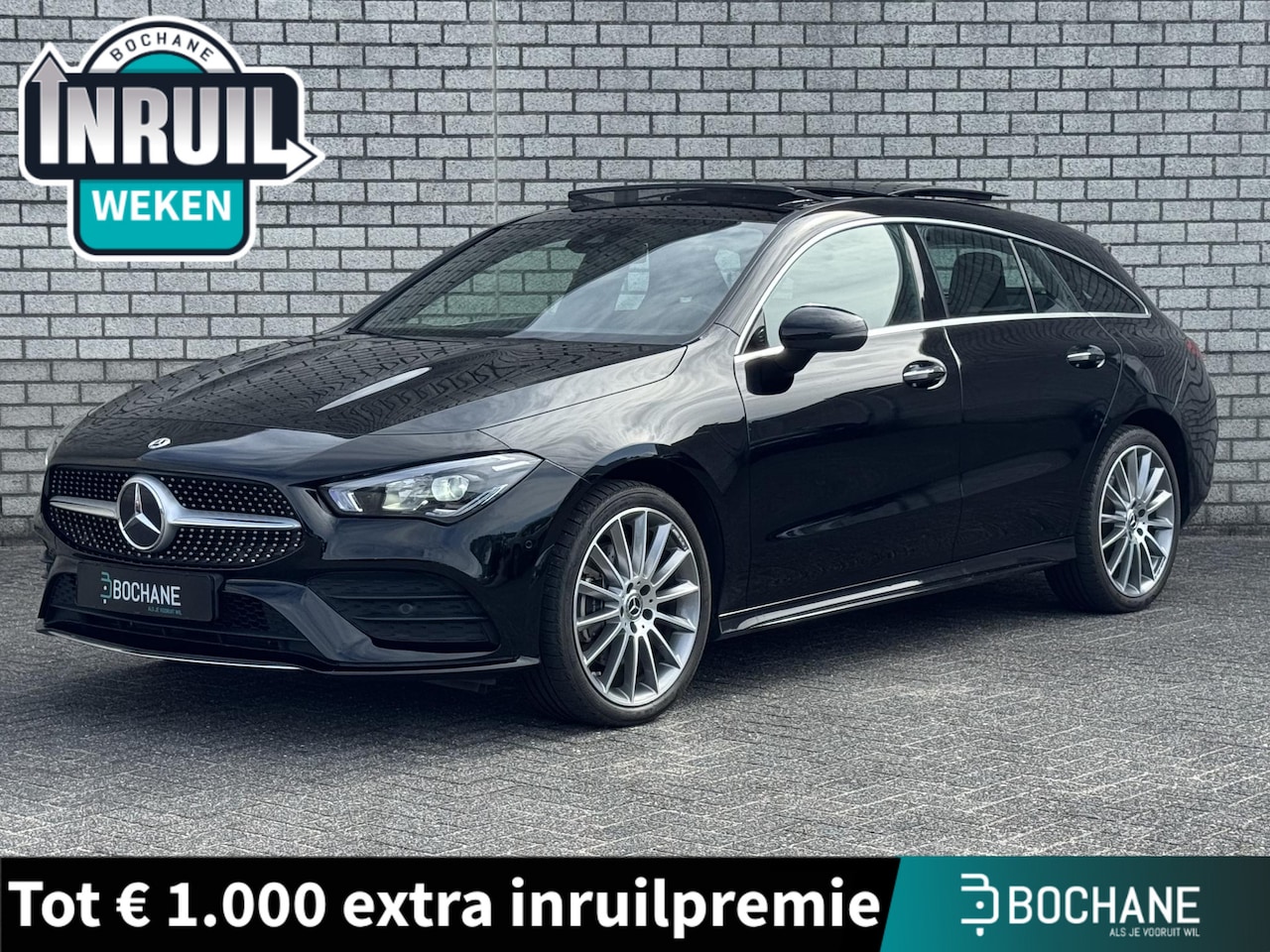 Mercedes-Benz CLA-klasse Shooting Brake - 250e Hybrid AMG | Trekhaak | Schuif / kanteldak | Apple CarPlay / Android Auto | Achteruit - AutoWereld.nl