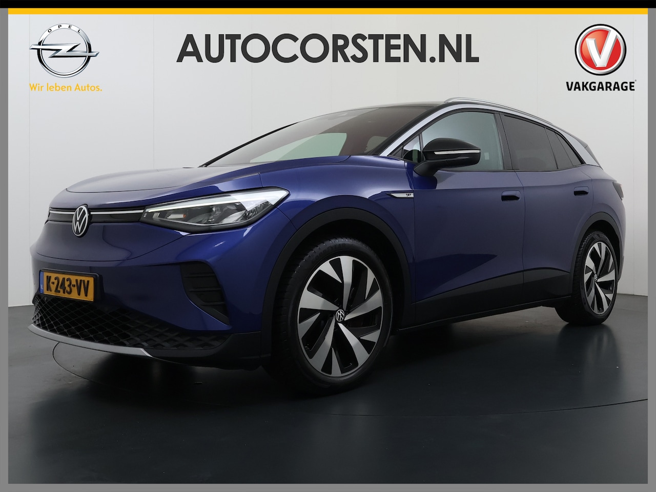 Volkswagen ID.4 - 1st 82kWh SOH 89,4% Trekhaak Warmtepomp Navi Ecc Camera Stoel+Stuurverwarming Apple Carpla - AutoWereld.nl