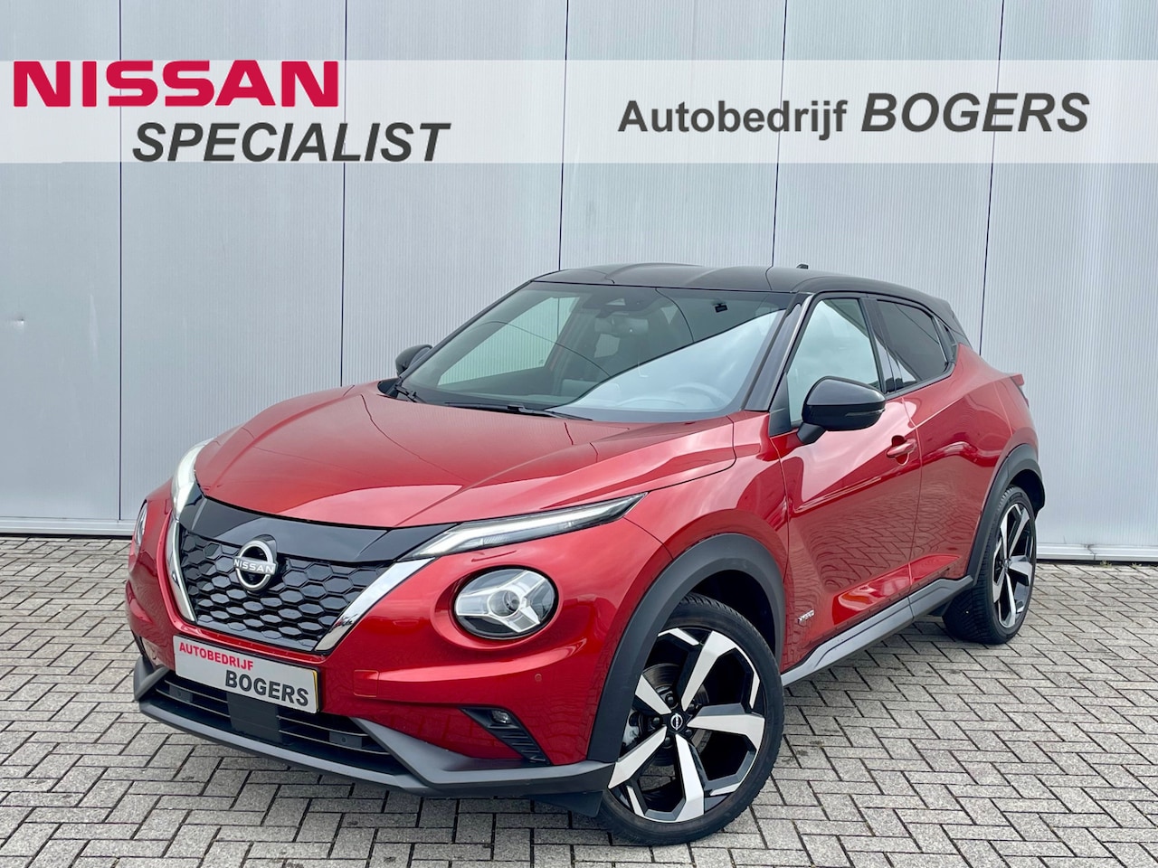 Nissan Juke - 1.6 Hybrid Tekna Automaat Navigatie ( via Apple Carplay ), Leder, 19"Lm, LED, Climate Cont - AutoWereld.nl