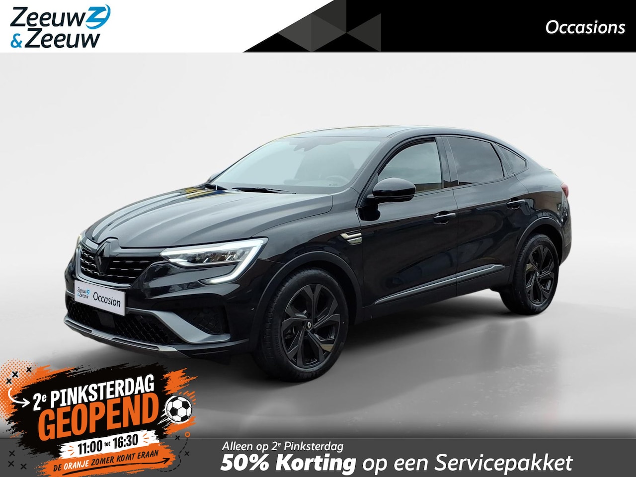 Renault Arkana - 1.6 E-Tech Hybrid 145 Intens *Automaat*Navi+Camera*Climate*Stuur/Stoel verw.*Parkeersensor - AutoWereld.nl