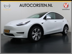 Tesla Model Y - RWD 300PK LFP Accu SOH 92, 5% Trekhaak Warmtepomp Leder Navi Ecc Adap.Cruise Panoramadak C