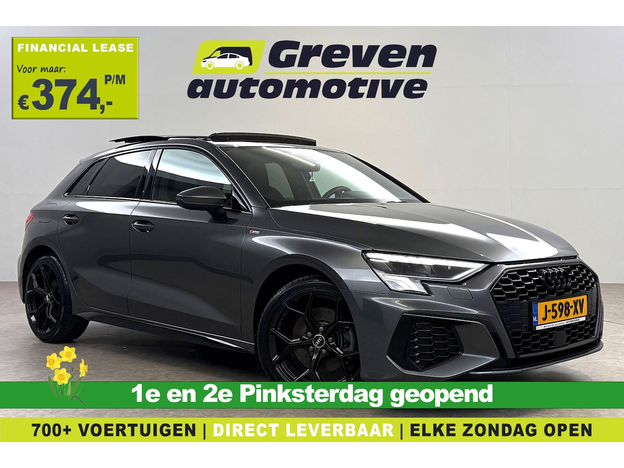 Audi A3 Sportback - S-line Black optic | Pano | Virtual | Carplay | Cruise | Navi | Parkeersens. - AutoWereld.nl