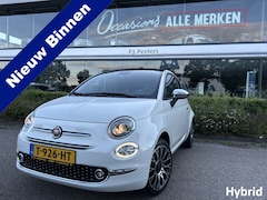 Fiat 500 C - 1.0 Hybrid Dolcevita Cabrio Airco - Open dak - Navigatiesysteem - parkeersensoren achter