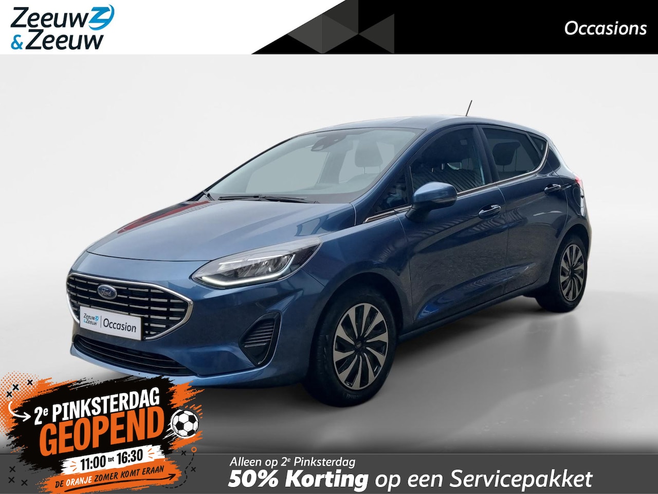 Ford Fiesta - 1.0 EcoBoost Titanium | Trekhaak | Navigatie | Apple Carplay/ Android Auto | Stoel/Stuur/V - AutoWereld.nl