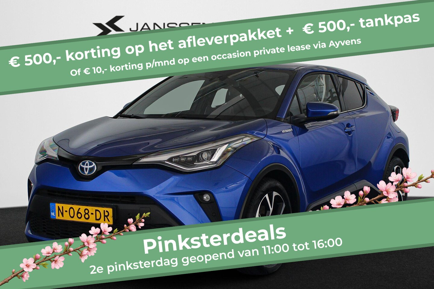 Toyota C-HR - 2.0 Hybrid Style Stoelverwarming Navi JBL-Audio LED Koplampen - AutoWereld.nl