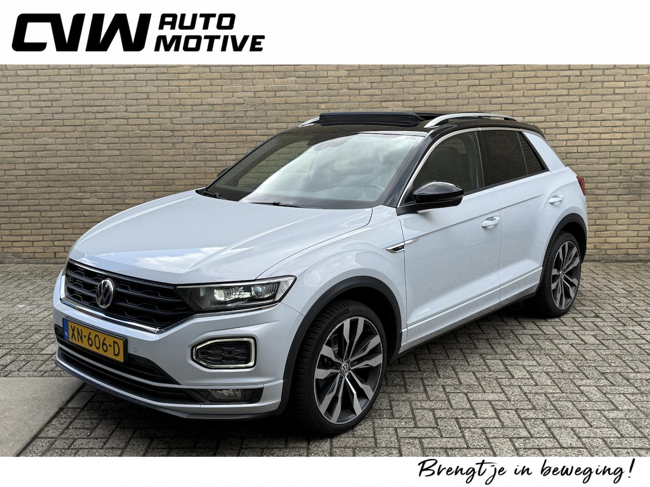 Volkswagen T-Roc - 1.5 TSI 150pk R-line | Panoramadak | Virtueel cockpit | Adaptieve cruise | Lane assist | T - AutoWereld.nl