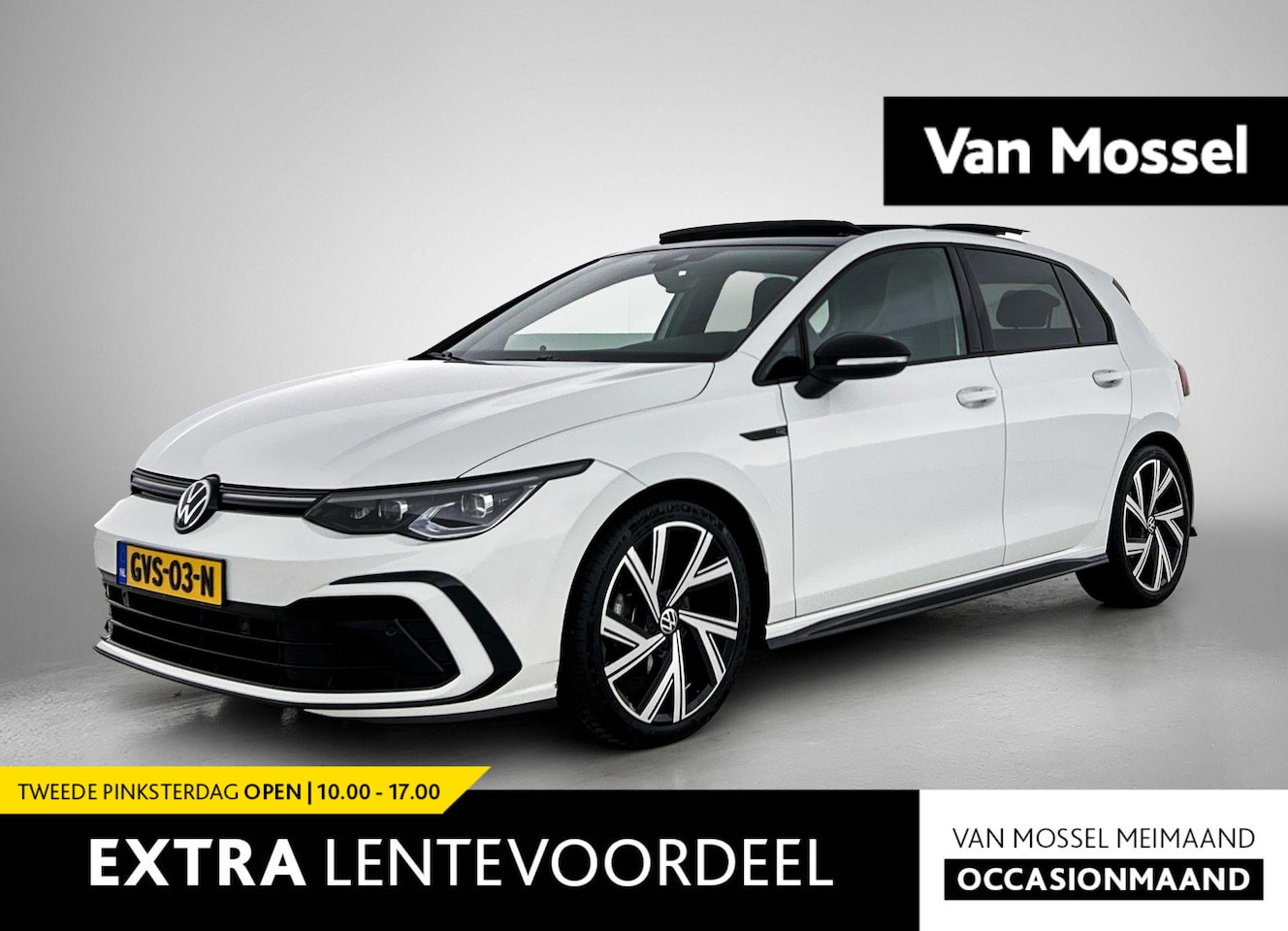 Volkswagen Golf - 1.5 eTSI R-Line Business | Automaat | Panoramadak | Navigatie | Apple Carplay / Android Au - AutoWereld.nl