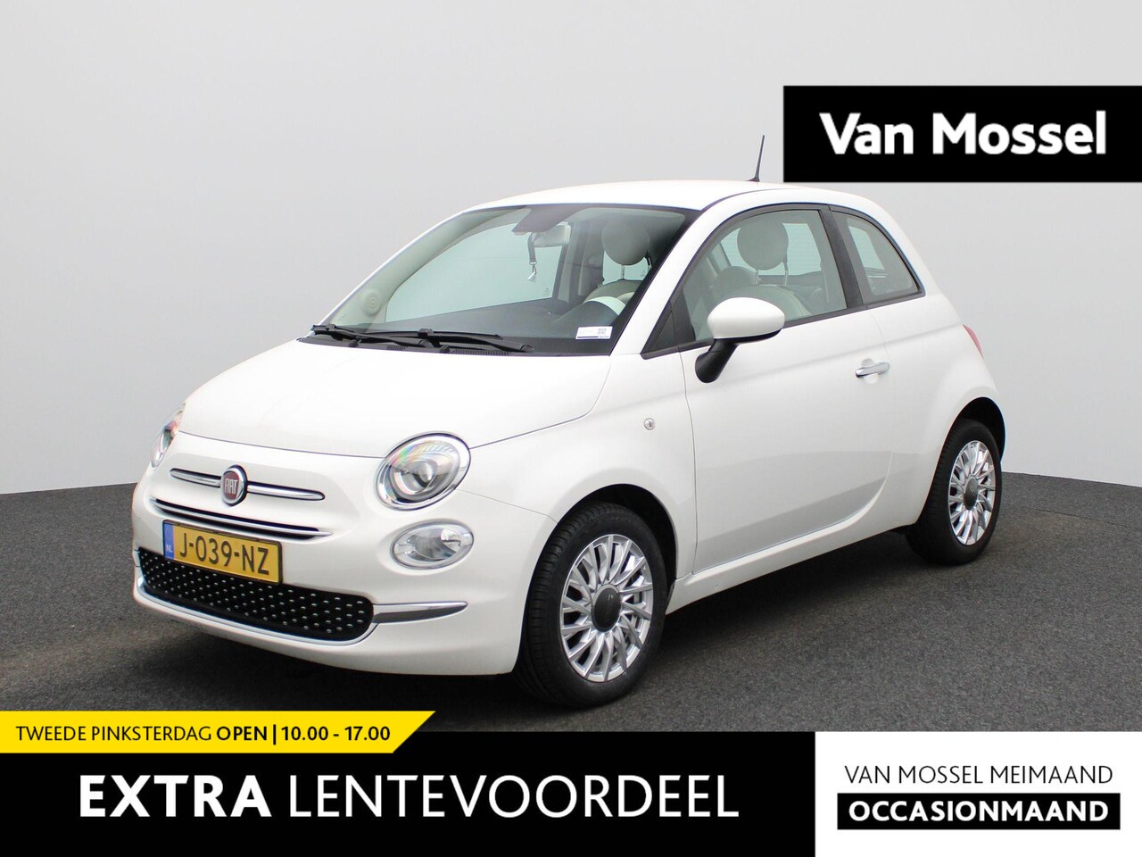 Fiat 500 - 1.0 Hybrid Lounge | NAVIGATIE | CLIMATE CONTROL | CRUISE CONTROL | MULTIFUNCTIONEEL STUURW - AutoWereld.nl