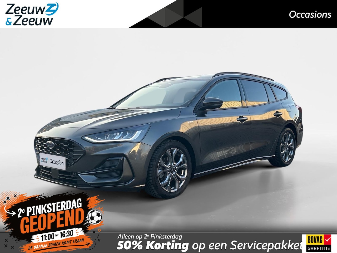 Ford Focus Wagon - 1.0 EcoBoost Hybrid ST-Line | Actie private lease € 490,- 60mnd 10.000km per jaar - AutoWereld.nl