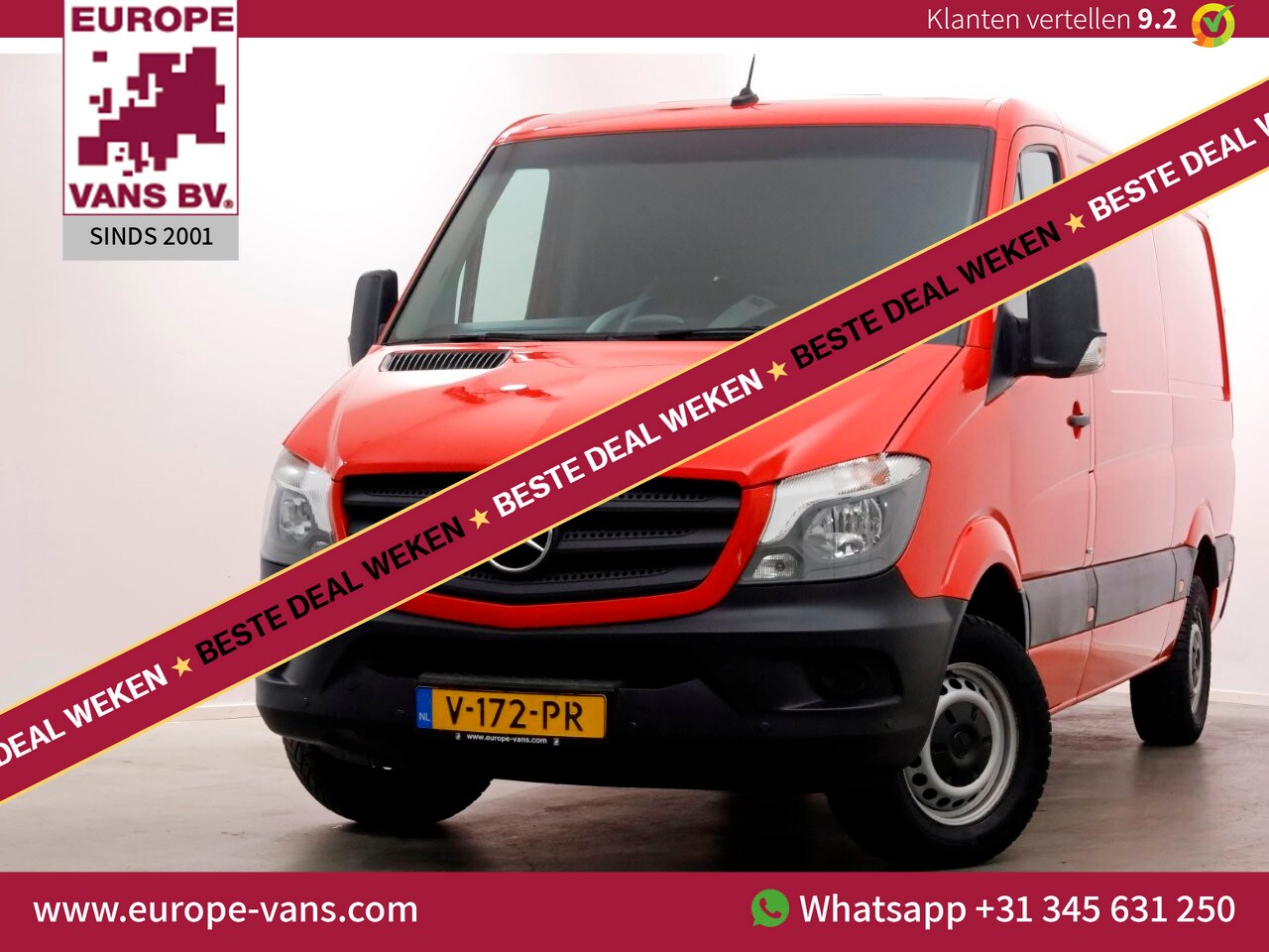 Mercedes-Benz Sprinter - 314 CDI 143pk E6 L2H1 Airco/Navi/Trekhaak 2800kg 06-2018 - AutoWereld.nl