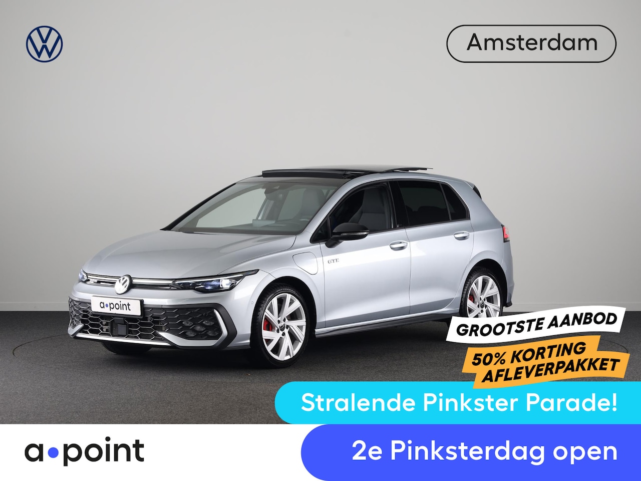 Volkswagen Golf - 1.5 eHybrid GTE 272 pk Automaat (DSG) | Verlengde garantie | Navigatie | Panoramadak | Tre - AutoWereld.nl