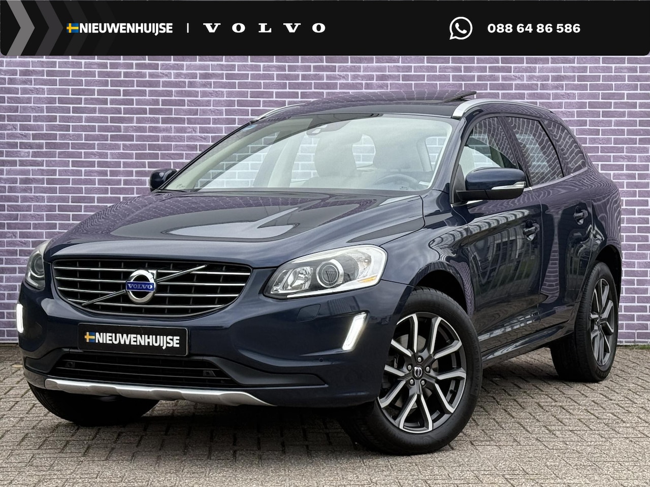 Volvo XC60 - 2.0 T5 Nordic+ | Panorama dak | Camera | Leder | Parkeer sensoren | Blond leder | - AutoWereld.nl