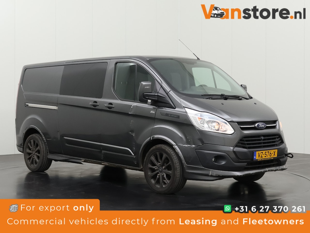 Ford Transit Custom - 2.2TDCI Sport Dubbele Cabine | Engine Broken | Motorschaden | Marge | 6-Persoons | Airco | - AutoWereld.nl