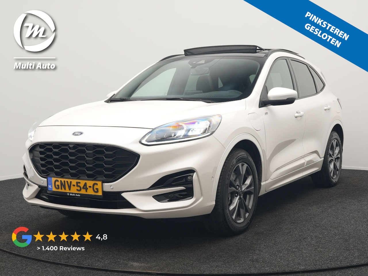 Ford Kuga - 2.5 ST-Line PHEV 225pk Dealer O.H. | Panodak | Adaptive Cruise | 360 Camera | Bang & Olufs - AutoWereld.nl