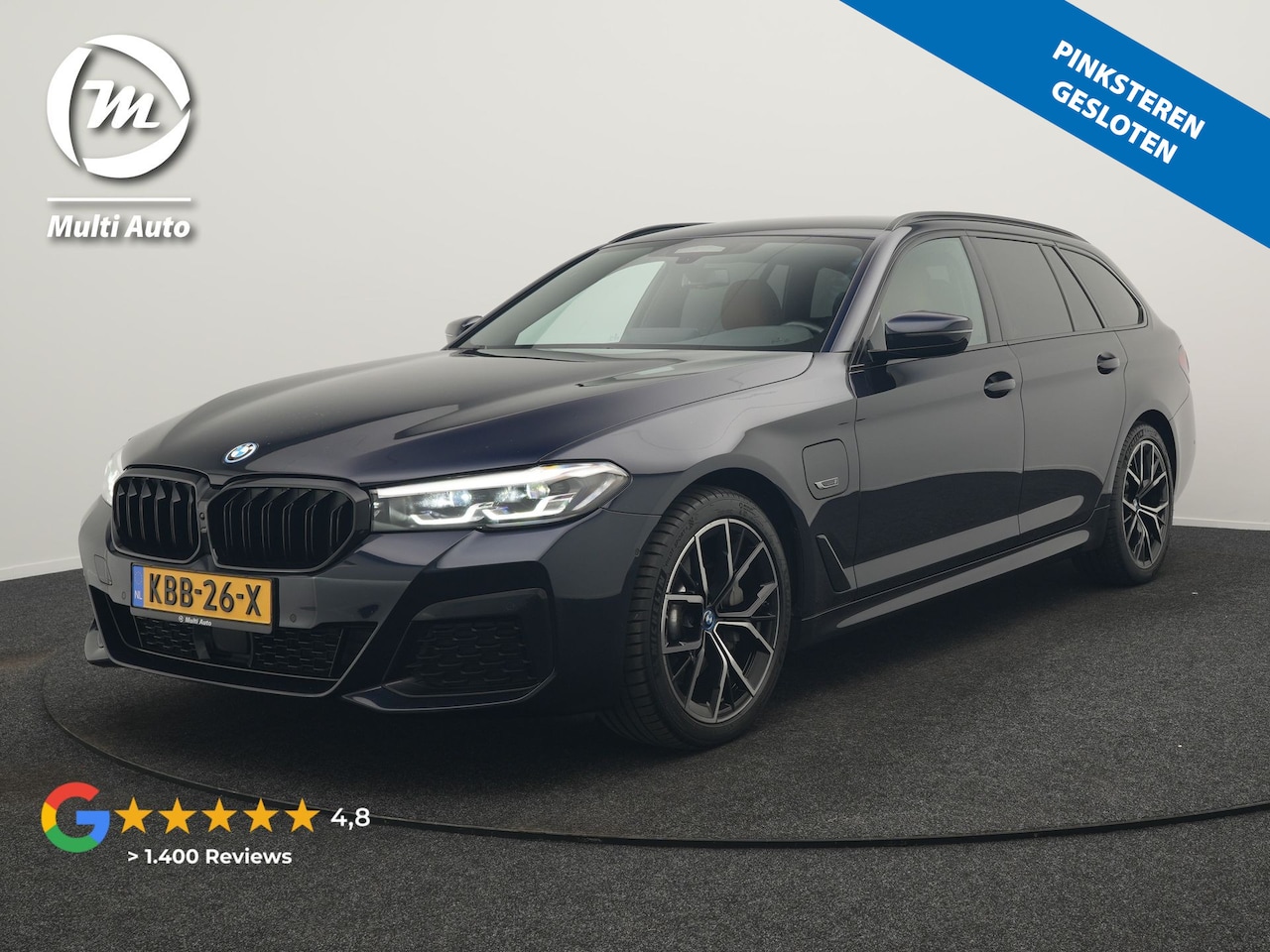 BMW 5-serie Touring - 530e M Sport PHEV 293pk Dealer O.H | Trekhaak af fabriek | Adaptive Cruise | 19"L.M | Lede - AutoWereld.nl
