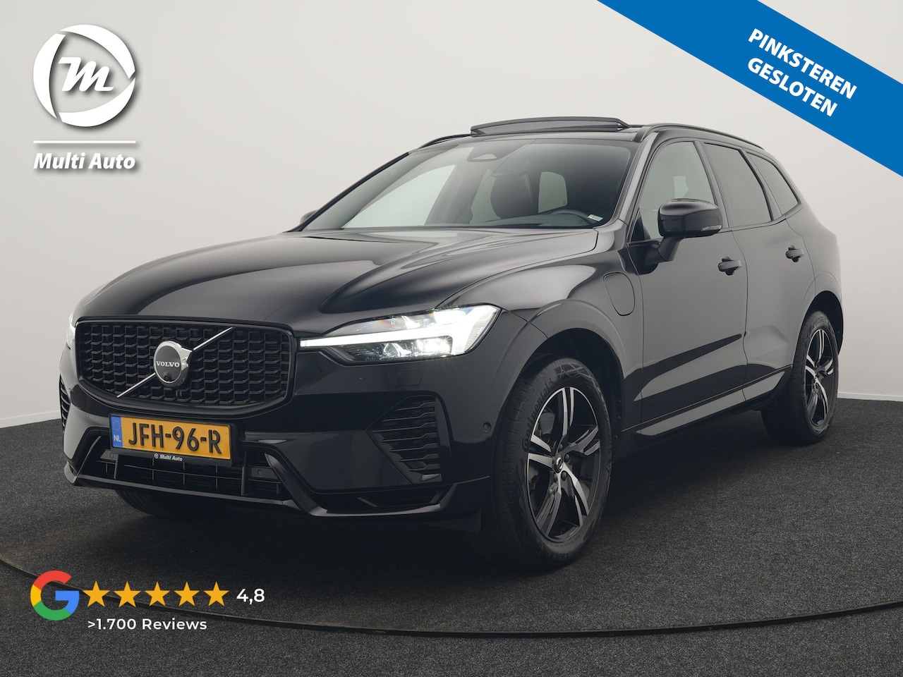Volvo XC60 - T8 AWD Plus Dark LONG RANGE PHEV 456pk Dealer O.H | Panodak | 360 Camera | Adaptive Cruise - AutoWereld.nl