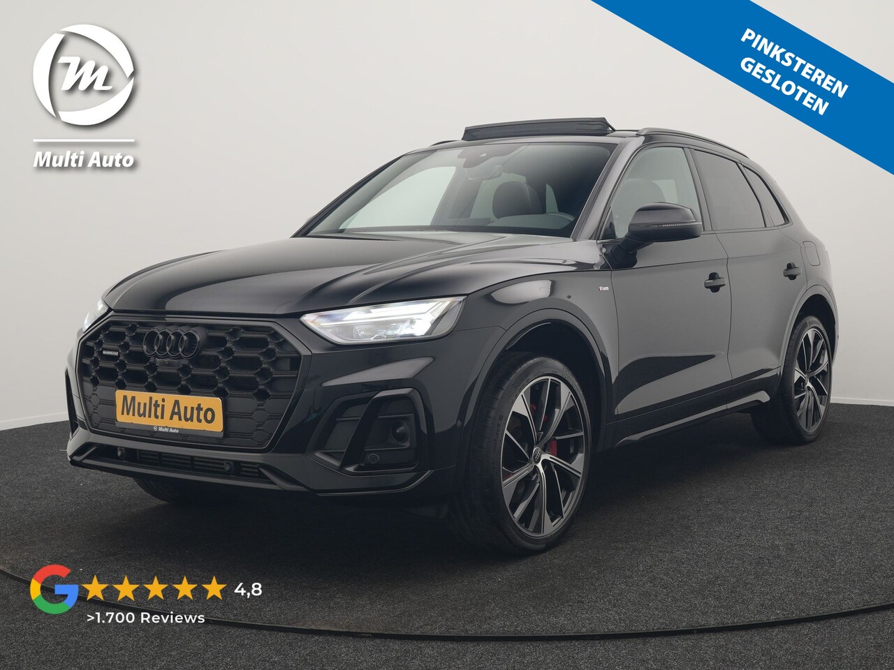 Audi Q5 - 50 TFSI e S Line PHEV 300pk Dealer O.H. | Trekhaak Af Fabriek | Panodak | 360 Camera | Ada - AutoWereld.nl