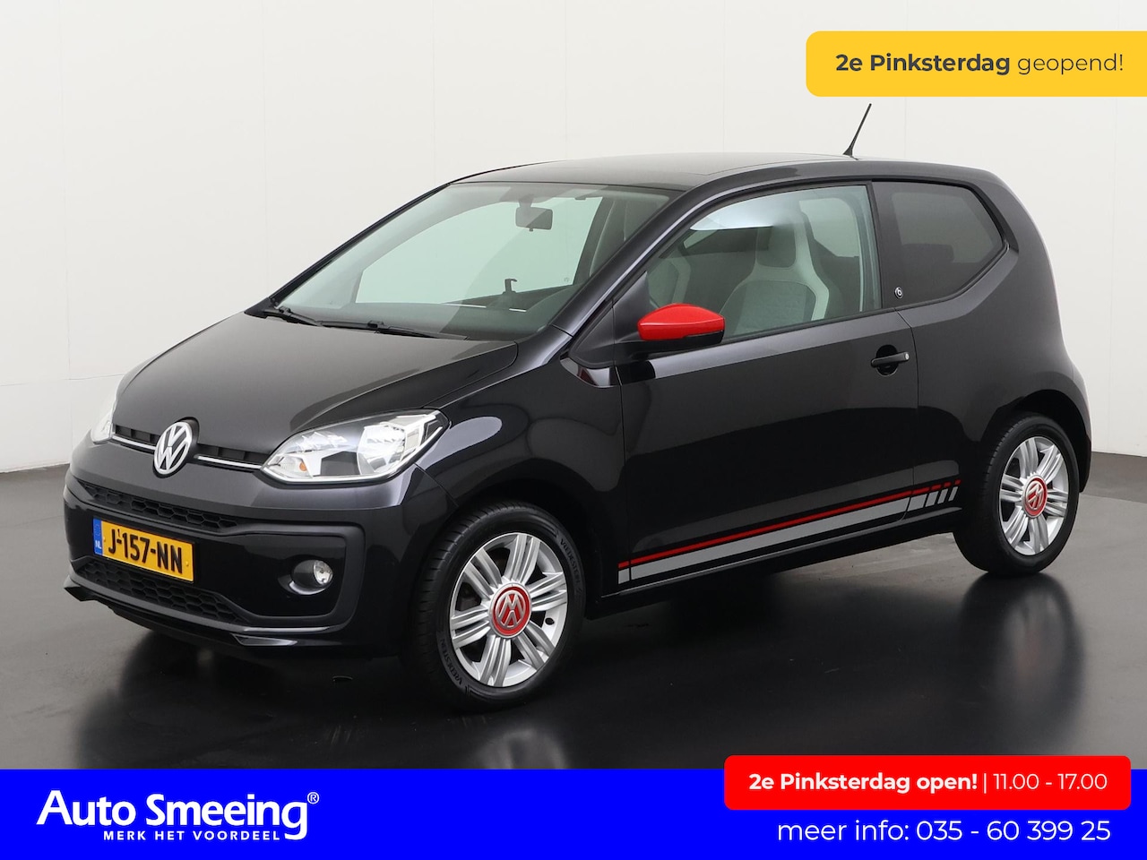 Volkswagen Up! - 1.0 BMT Beats high up! | Schuifdak | Stoelverwarming | Parkeersensor | Zondag Open! - AutoWereld.nl