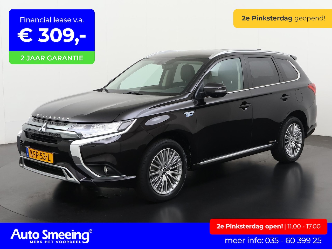 Mitsubishi Outlander - 2.4 PHEV Intense S | Leder/Alcantara | Elektr stoelbediening | Camera | Zondag Open! - AutoWereld.nl