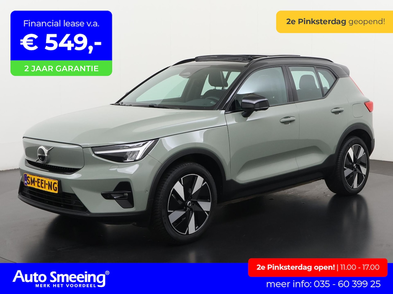 Volvo XC40 - Extended Range Ultimate 82 kWh | Panoramadak | Leder/Alcantara | 360 Camera | Zondag Open! - AutoWereld.nl