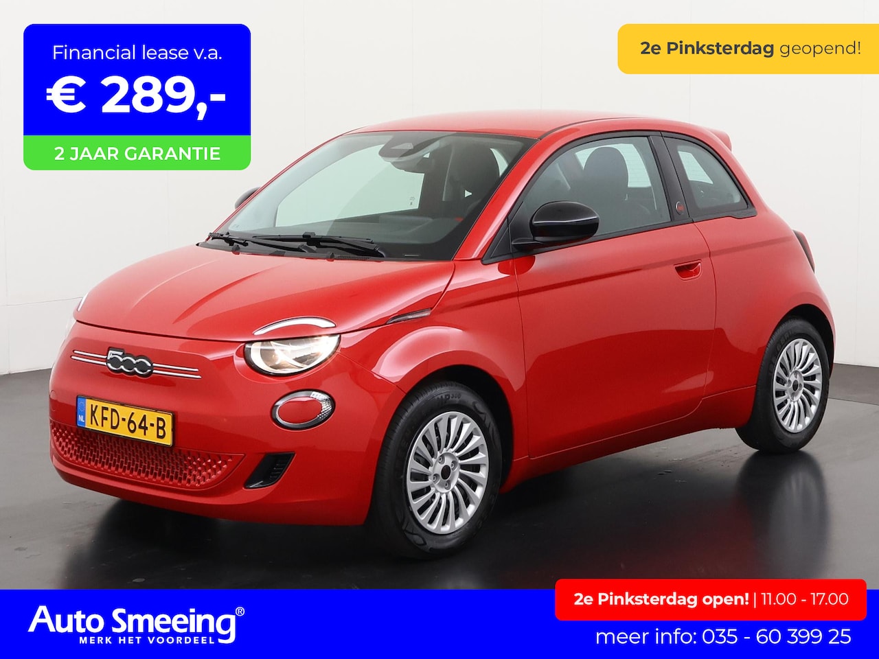 Fiat 500e - RED 24 kWh | Camera | Digital Cockpit | Zondag Open! - AutoWereld.nl