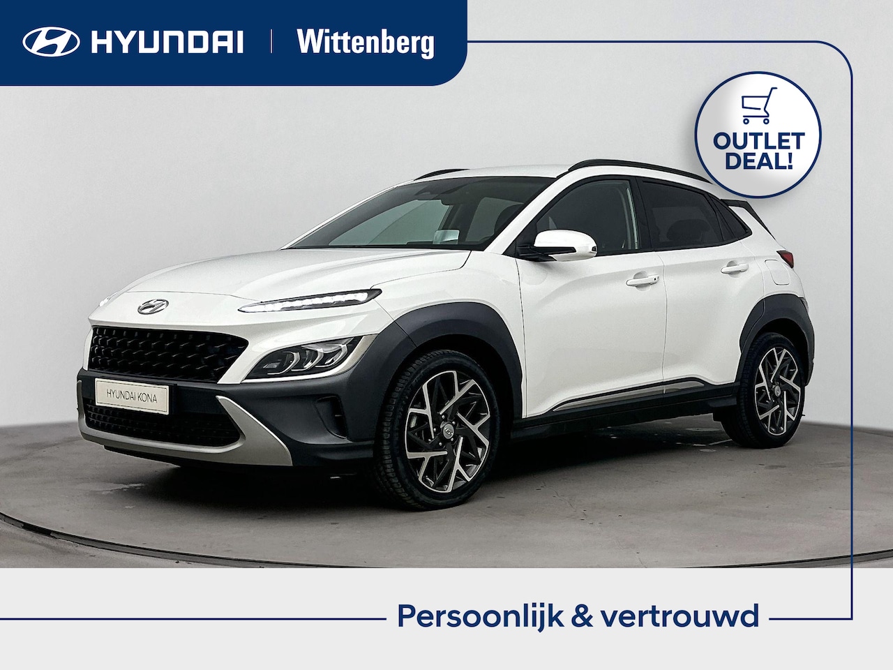 Hyundai Kona - 1.6 GDI HEV FASHION DESIGN | OUTLETDEAL! | HYBRID | AUTOMAAT | NAVI | CLIMA | CAMERA | CRU - AutoWereld.nl