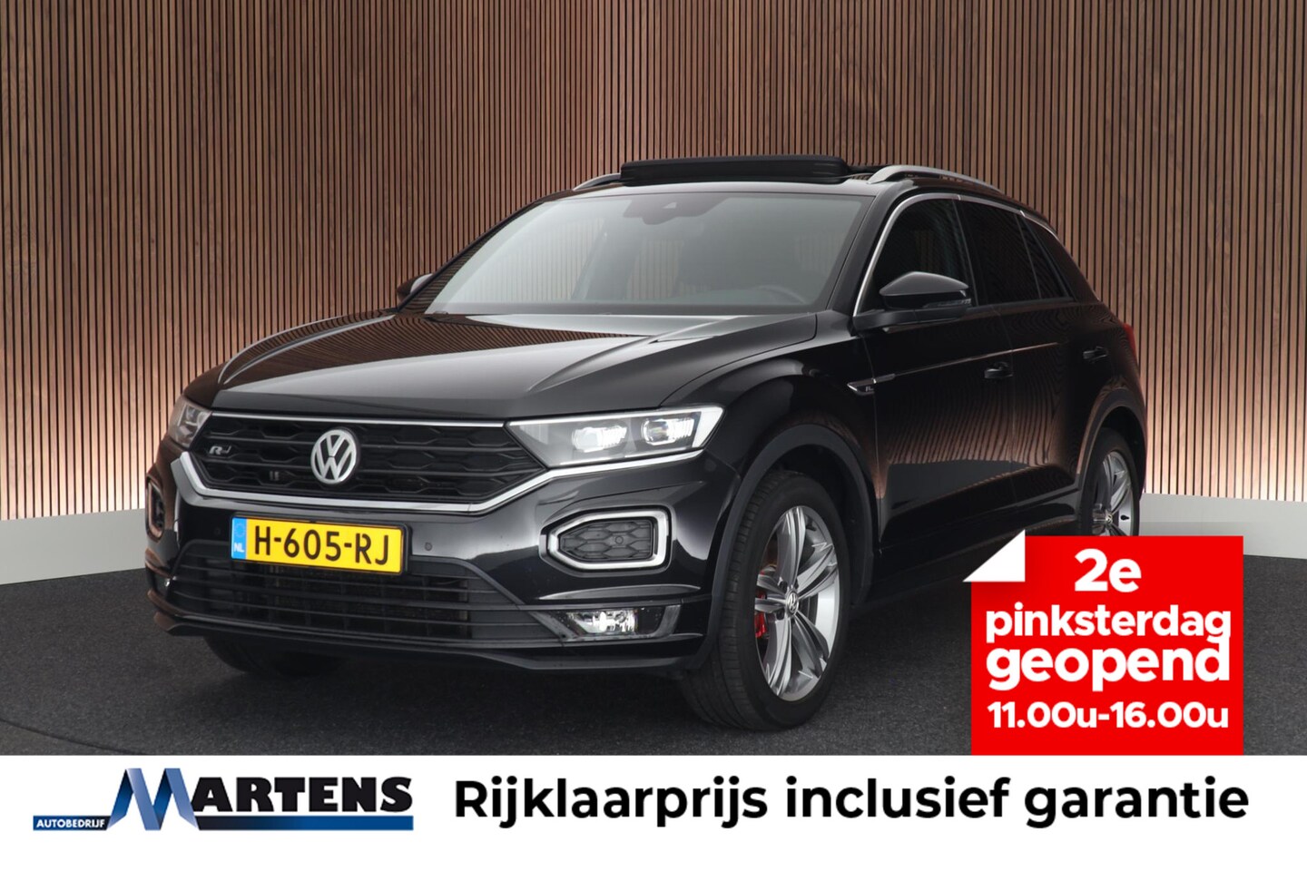 Volkswagen T-Roc - 1.5 TSI 150pk DSG R-Line Sport Trekhaak Led Virtual Cockpit Navigatie Panoramadak - AutoWereld.nl