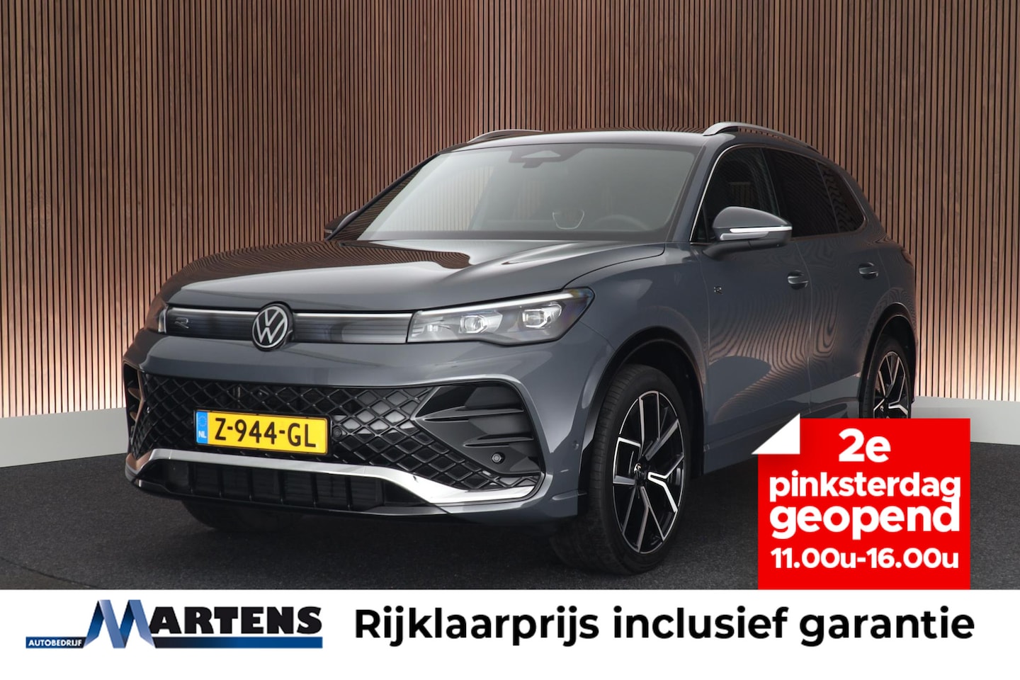 Volkswagen Tiguan - 1.5 eTSI 150pk R-Line Business Trekhaak 360Camera harman/kardon Head-Up Virtual Cockpit Na - AutoWereld.nl