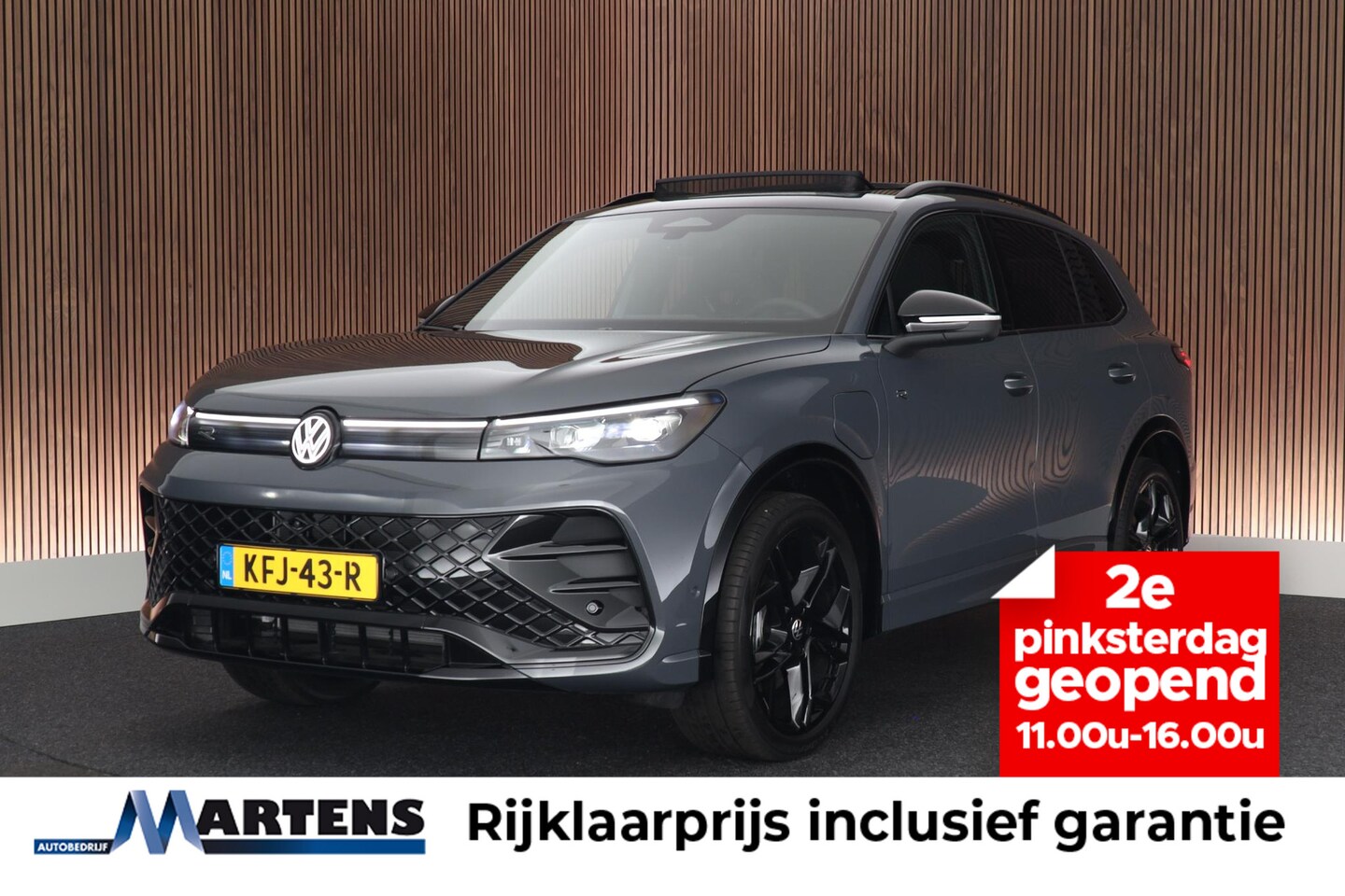 Volkswagen Tiguan - 1.5 272pk eHybrid R-Line Edition Black Style Trekhaak 360Camera Keyless Massage Virtual Co - AutoWereld.nl