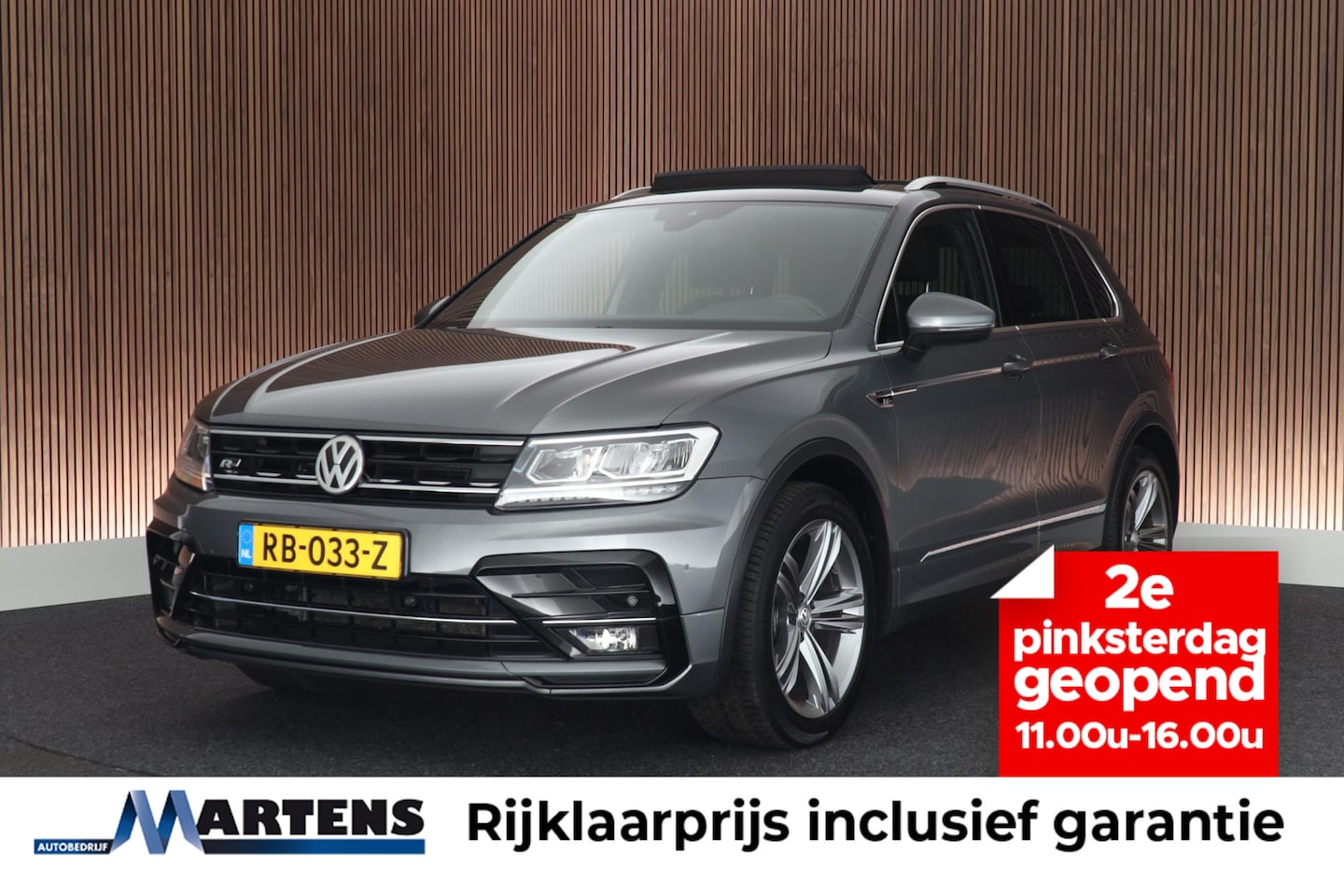 Volkswagen Tiguan - 1.4 TSI R-Line Highline Trekhaak Panoramadak Camera Stoelverwarming Virtual Cockpit - AutoWereld.nl
