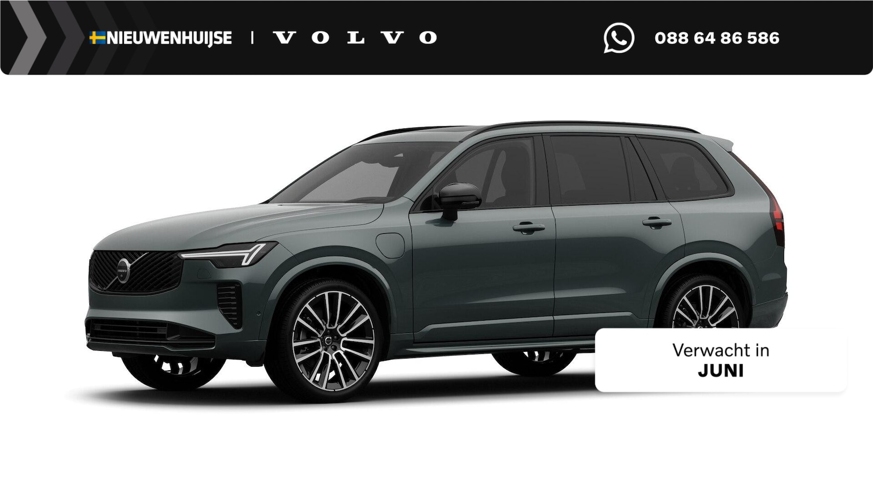 Volvo XC90 - T8 Plug-in hybrid AWD Ultra Dark Exec. Ed. | Google | Long Range | Bowers & Wilkins Audio - AutoWereld.nl