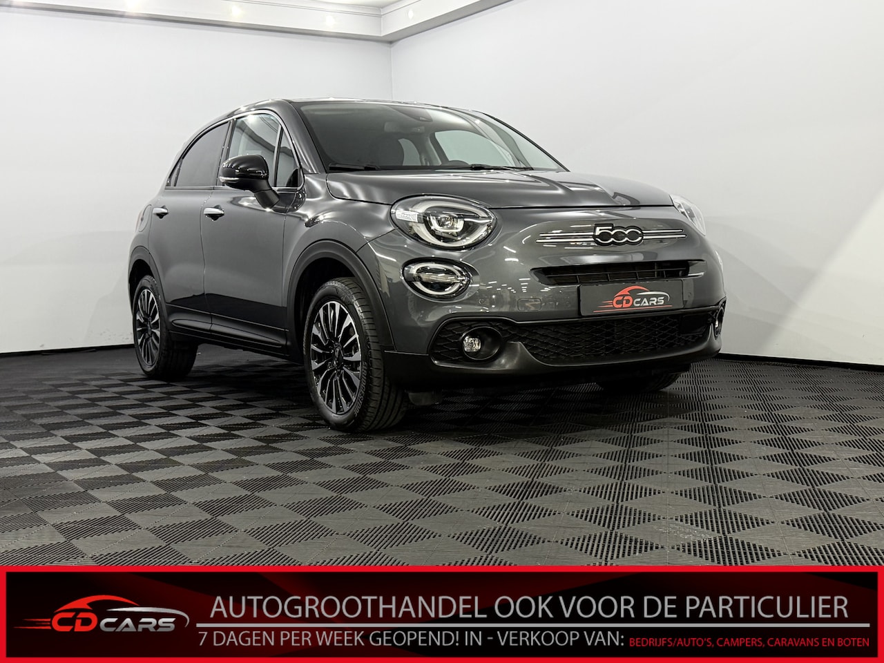 Fiat 500 X - 1.5 Hybrid Camera, Apple carplay, Clima, Half leder, Cruise control, Lichtmetalen velgen, - AutoWereld.nl
