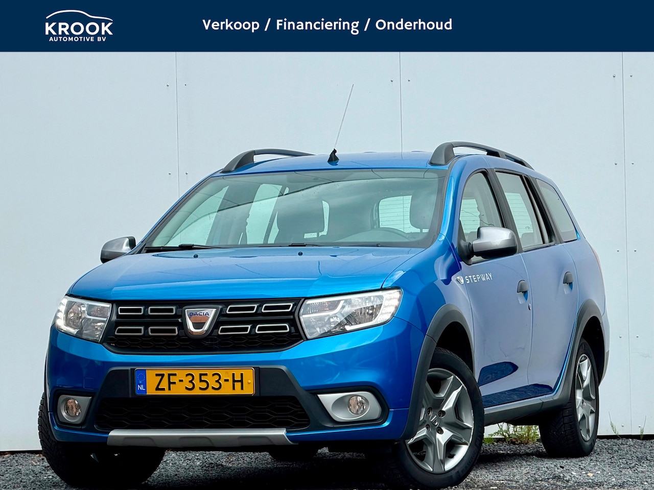 Dacia Logan MCV - 0.9 TCe Stepway l 2019 | Leder | Blauw | - AutoWereld.nl