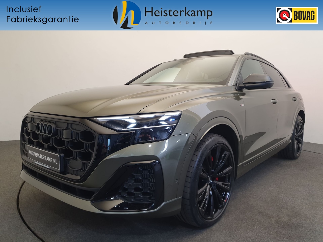 Audi Q8 - 60 TFSI e quattro S-Line Competition nwprijsIndividual lak, HUD, B&O, Alcantara hemel, 23" - AutoWereld.nl