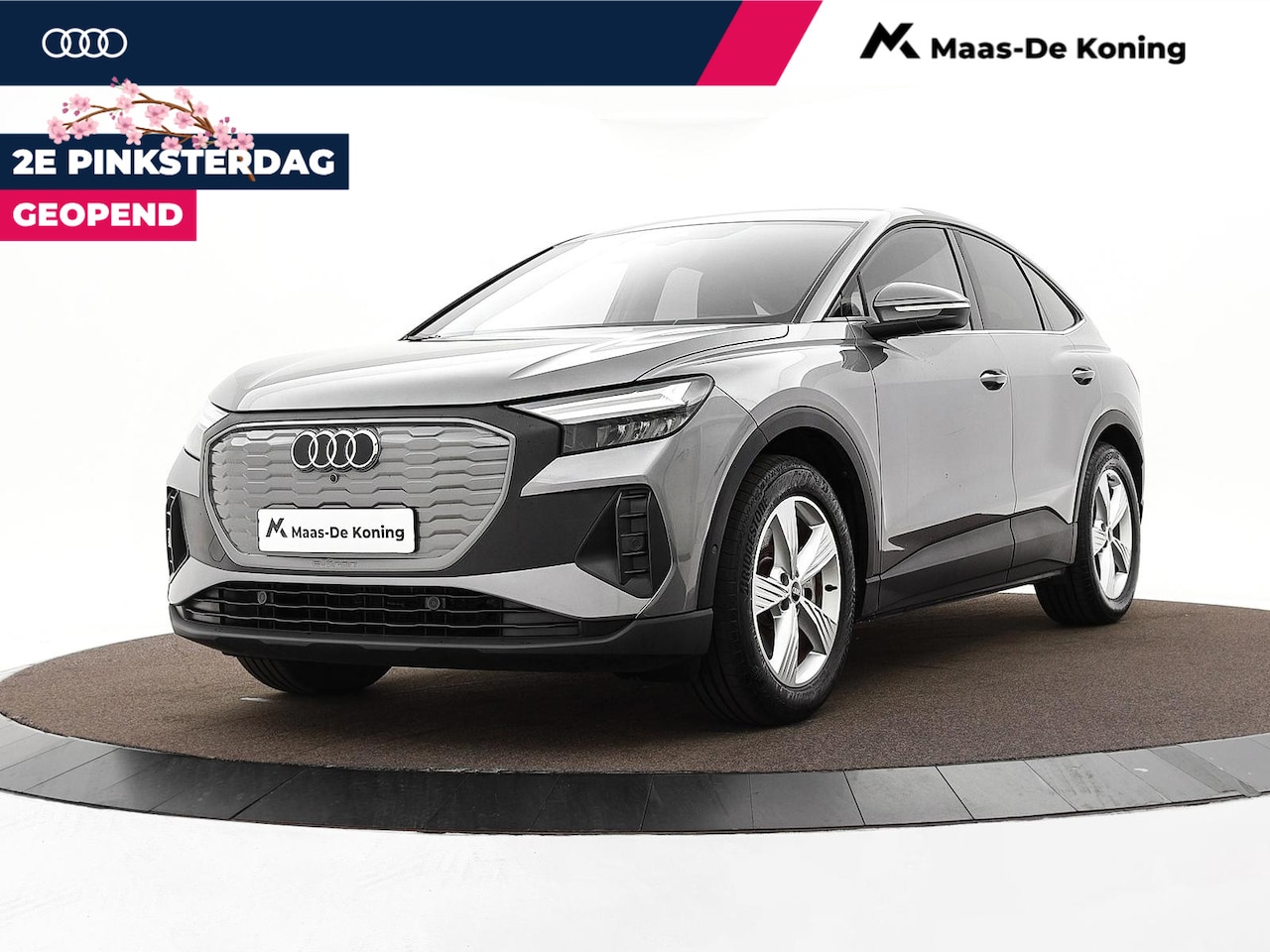 Audi Q4 e-tron - 40 Edition 77 kWh 204pk · SOH 96% · Camera · Keyless · Head-Up Display · ACC · Sportstoele - AutoWereld.nl