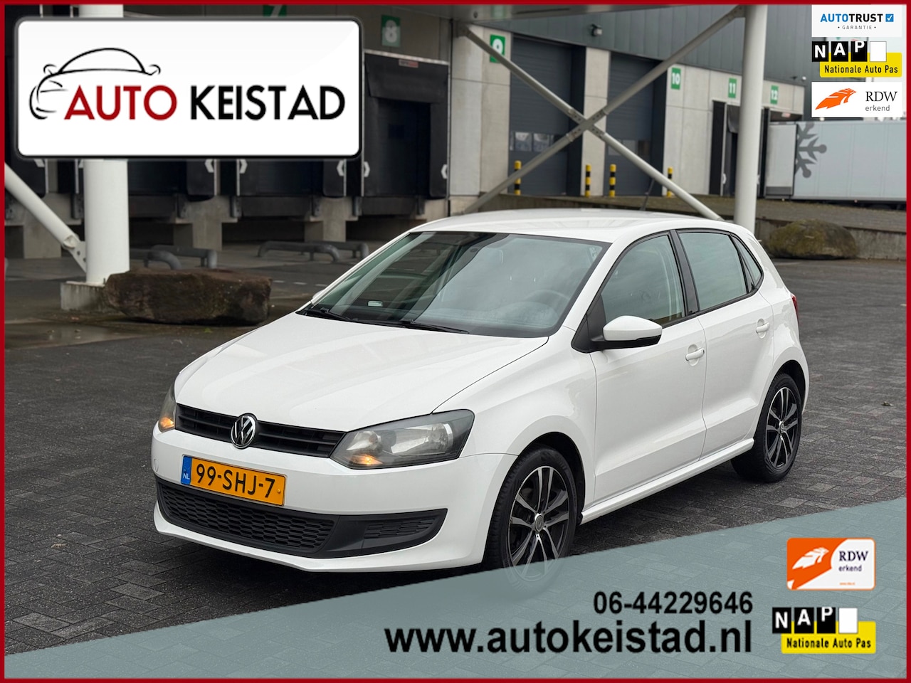 Volkswagen Polo - 1.2 5-DEURS AIRCO/LM-VELGEN/NAVIGATIE! 1 JAAR APK! - AutoWereld.nl