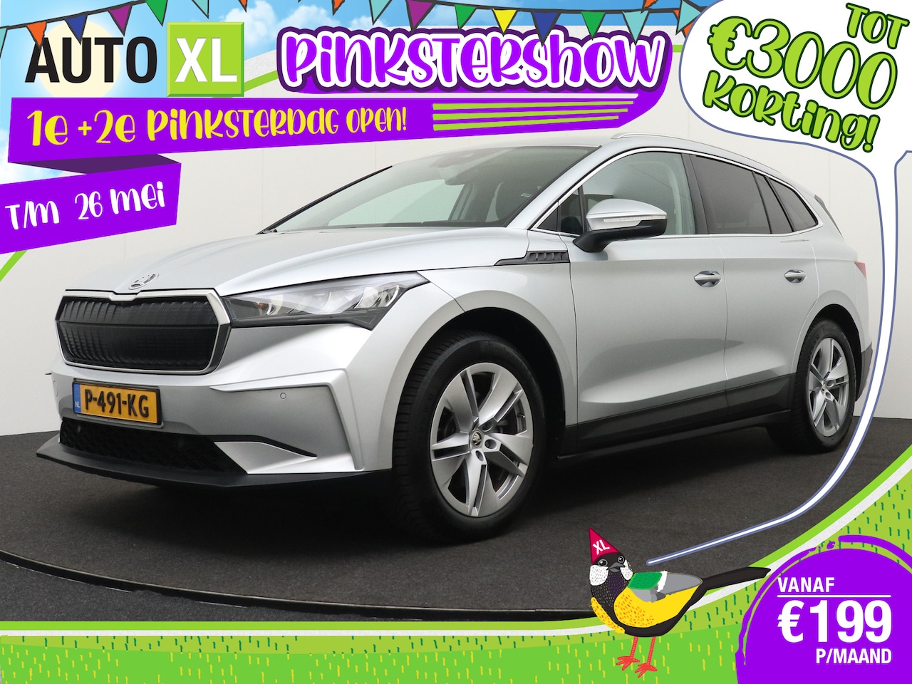 Skoda Enyaq iV - Business+ 80 (92%SOH) Elek.Trekhaak Camera Carplay - AutoWereld.nl