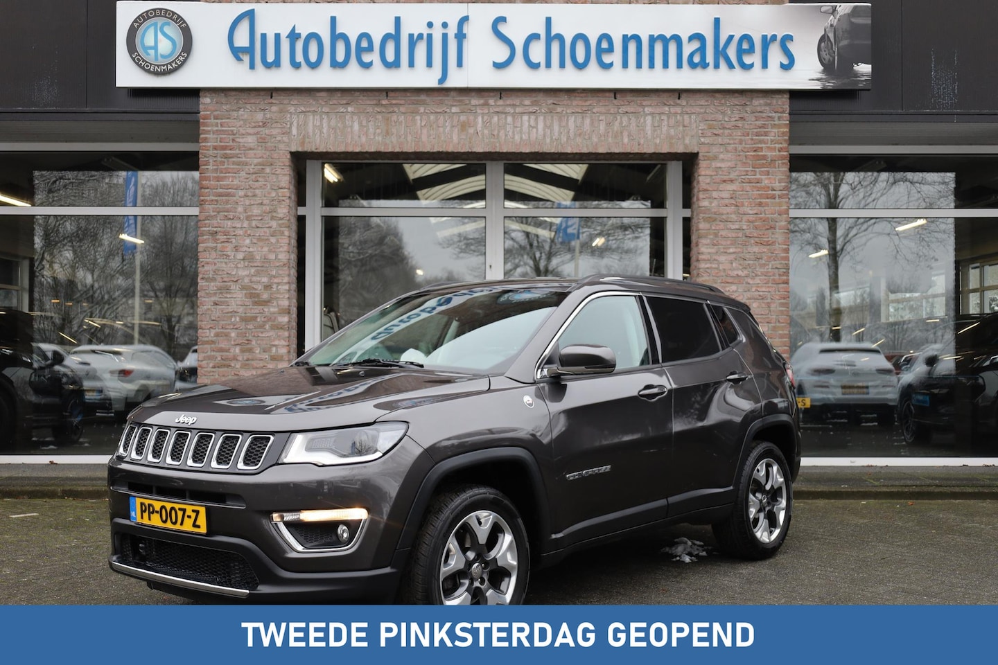 Jeep Compass - 1.4 MultiAir Opening Edition 4x4 TREKHAAK-AFN CARPLAY BEATS-AUDIO DAB HALF-LEER STOELVERW. - AutoWereld.nl
