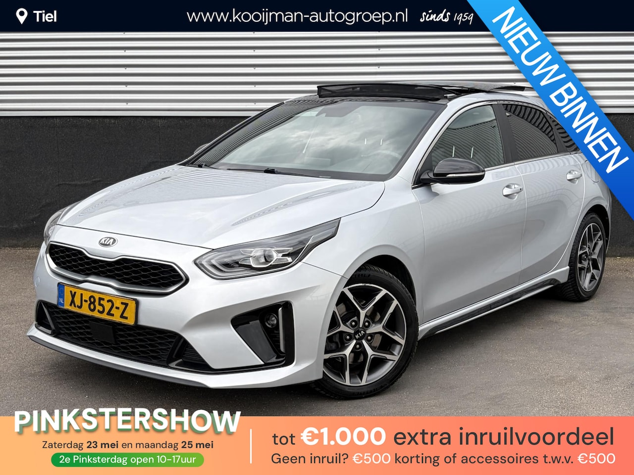 Kia Cee'd - Ceed 1.0 T-GDi GT-Line Schuif/kanteldak, Trekhaak, Stoel- & Stuurwiel verwarmd, Smart Key, - AutoWereld.nl