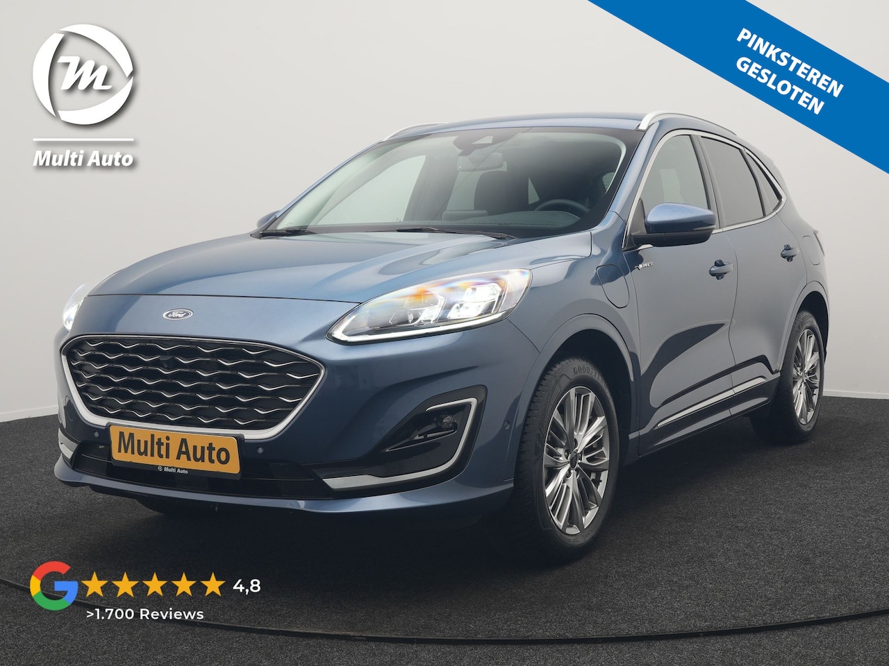 Ford Kuga - 2.5 Vignale PHEV 225pk Dealer O.H. | Trekhaak Af Fabriek | 360 Camera | Adaptive Cruise | - AutoWereld.nl