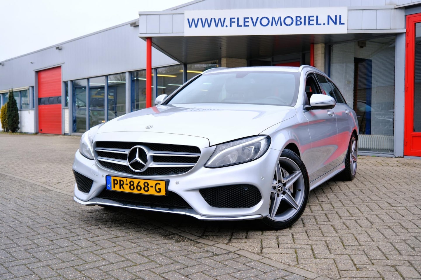 Mercedes-Benz C-klasse Estate - 180 AMG Plus Upgrade Edition Aut. Leder|Navi|Clima|LMV - AutoWereld.nl