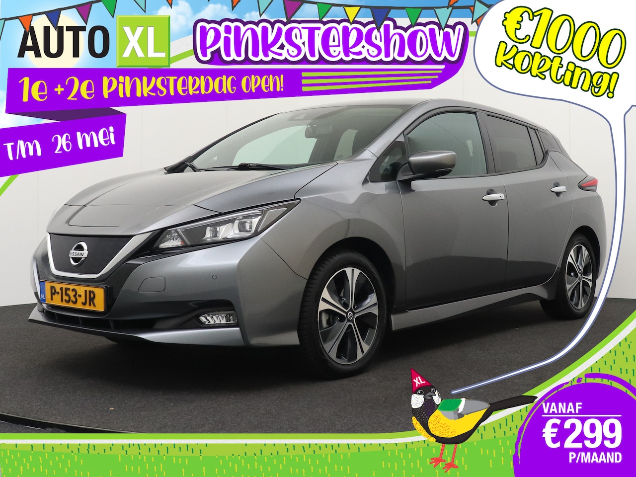 Nissan LEAF - N-Connecta 40k Wh 93%SOH Warmtepomp Adap.Cruise 360*Camera - AutoWereld.nl