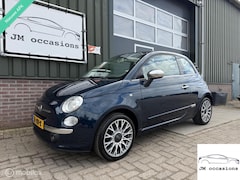 Fiat 500 - 1.2 Lounge Cabrio|Airco|Bleu&me|Leder|PDC|APK nieuw|