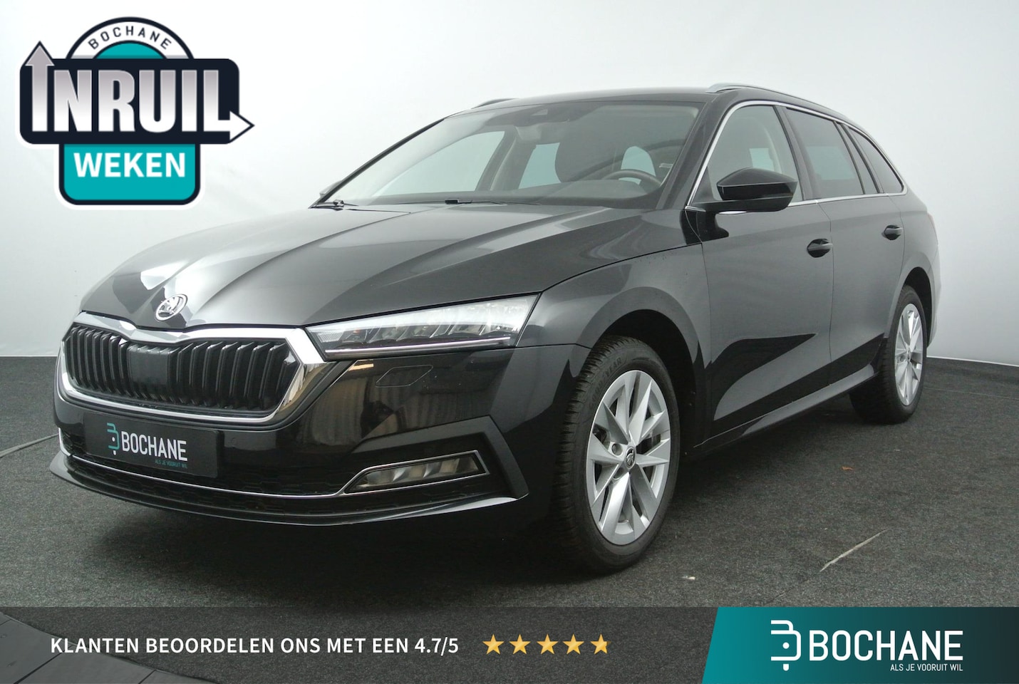 Skoda Octavia Combi - 1.5 e-TSI 150pk DSG Business Edition Plus | Leder | Automaat | Stoelverwarming | Elektrisc - AutoWereld.nl
