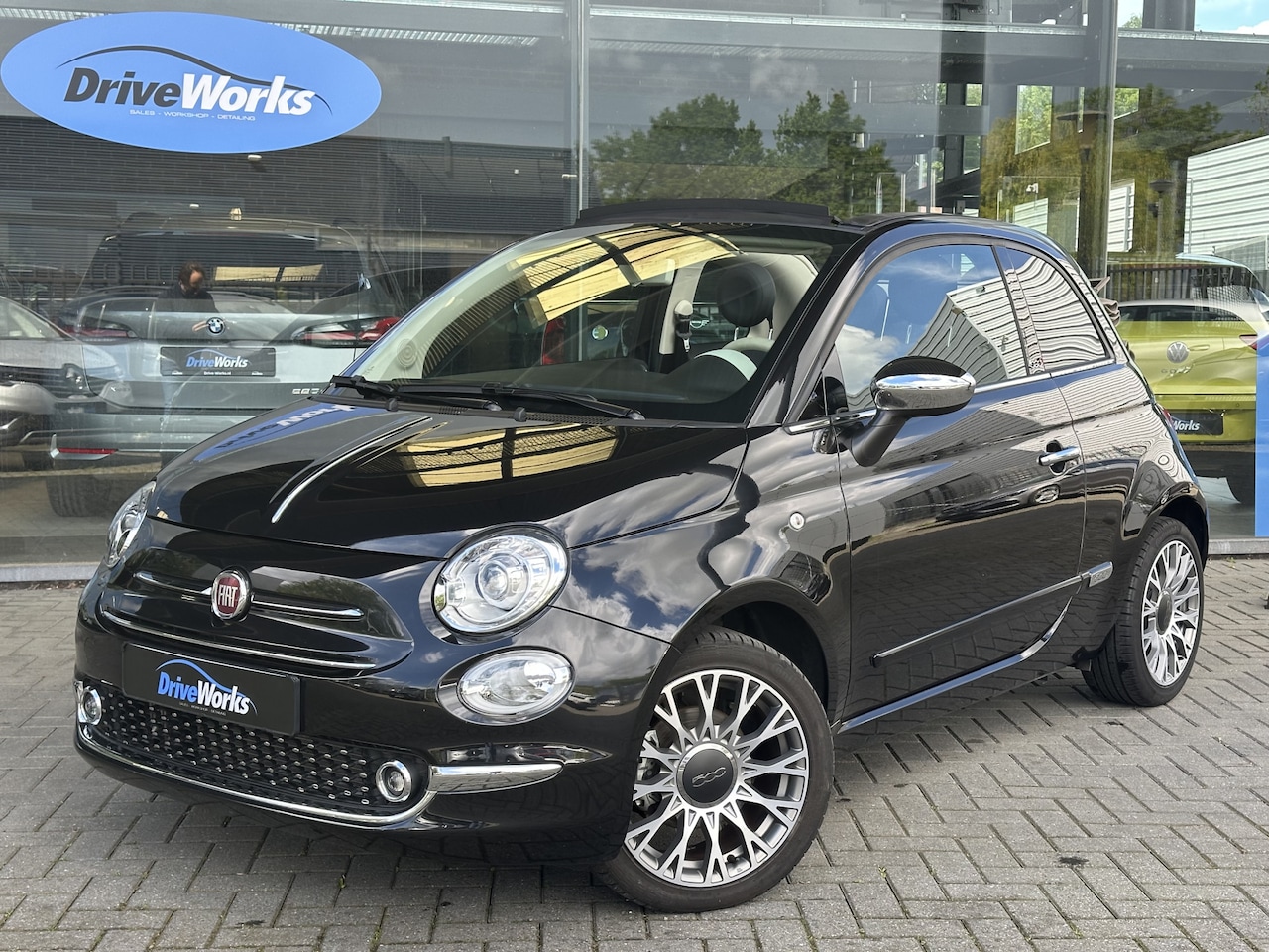 Fiat 500 C - 0.9 TwinAir Turbo Lounge | Automaat | 5dkm | Nieuwstaat | Xenon | Carplay | Leer | Interes - AutoWereld.nl