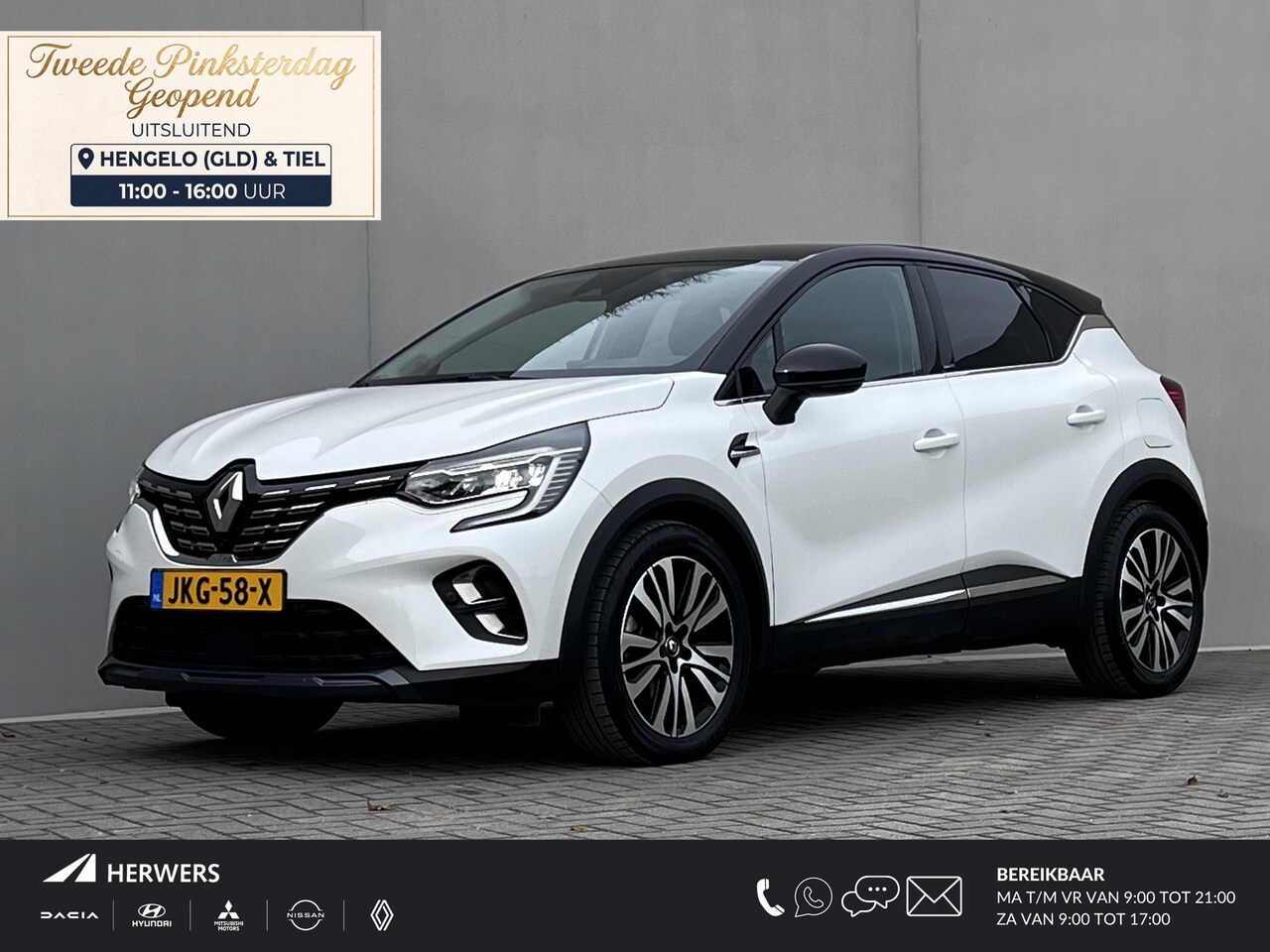 Renault Captur - E-TECH Plug-in 160 Hybrid Initiale Paris Automaat / Dealer onderhouden / Leder / Stuur- en - AutoWereld.nl