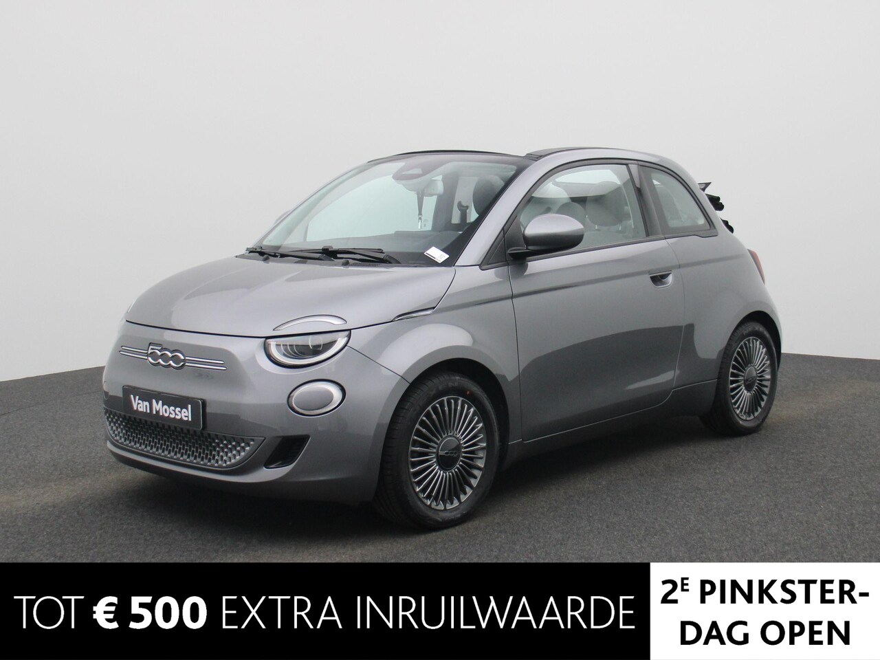 Fiat 500 C - 500e 42 kWh Icon | Climate Control / ECC | Open dak Electrisch | Licht metalen velgen 16 i - AutoWereld.nl