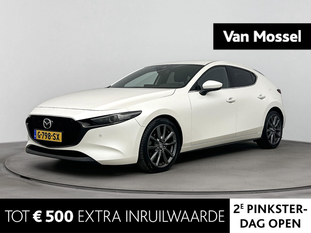 Mazda 3 - 2.0 e-SkyActiv-G M Hybrid Luxury 122PK | Navigatie | BOSE Audio | Climate Control | Elektr - AutoWereld.nl
